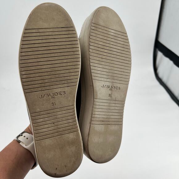 J/Slides Women's Nada Lifestyle Faux Fur Gray Slip On comfort Shoes size 8.5 - Picture 8 of 10